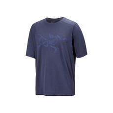 아크테릭스 ARCTERYX 코막 로고 SS 남성 - BLACK SAPPHIRE HEATHER ATOSMX6348