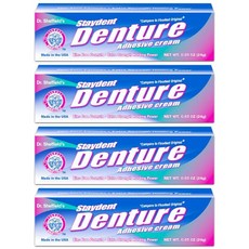 Staydent Denture Adhesive Cream Dr Sheffield's 0 85 Oz (Pack of 4) by Sheffield Pharmaceuticals 미국 3, 4개 - denoncdp