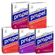 PROPEL 전해질 및 비타민이 함유된 음료 믹스 파우더 팩 50 개 버라이어티 23.8 g, 23.8g
