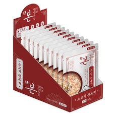 본 영양간식 강아지 전복죽, 10개, 80g, 소고기맛