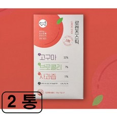 로렌츠스틱 강아지 영양간식, 2개, 120g, 고구마사과 - 로렌츠스틱