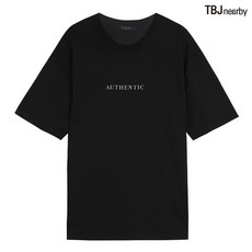 TBJ 유니 AUTHENTIC 레터링 티셔츠(T202TS003P)