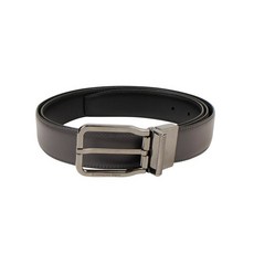 [해외]남자명품에르메네질도제냐벨트 NWT ERMENEGILDO ZEGNA Medium Gray/Black Leather Reversible Belt Size 115 375