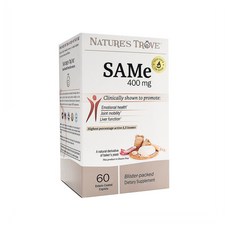 Nature's Trove SAM-e 400mg 아데노실-L-메티오닌 60정, 1세트