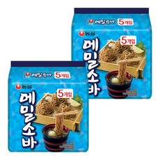 농심 메밀소바, 635g, 2개