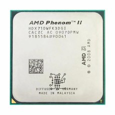 AMD Phenom II X3 710 트리플 코어 CPU 프로세서 HDX710WFK3DGI 소켓 AM3 2.6 GHz