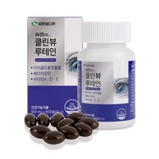 유한메디카 클린뷰 루테인 비타민 A D E 베타카로틴 2개월분 눈건강 영양제