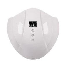 36W 살롱 자동 감지 LCD 디스플레이 30s 60s 99s 타이머 네일 건조기 스파 LED UV 램프 전문 일반 폴란드어 매니큐어에 대 한|네일 드라이어|, 1개, WHITE, 단일