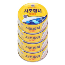 사조참치 살코기 안심따개, 100g, 4개
