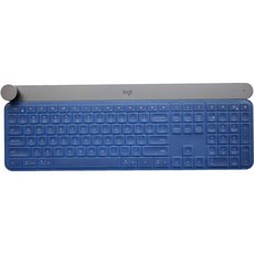 Leze-Logitech Craft 고급 무선 키보드 Logitech MX 키와 호환되는 초박형 키보드 커버 고급 무선 조명 키보드-파란색 L, 단일상품, 단일상품