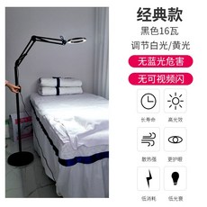 눈썹문신조명 눈보호 문신 작업 미용실 램프 눈썹 12W 45W 디밍 톤 블랙 돋보기, 블랙-16W 투톤 - 돋보기 미적용, 규격 없음