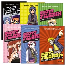 Scott Pilgrim Comics 1-6 영국 버전 Bryan Lee O'Malley, Crooked Scott 1-6 영국판