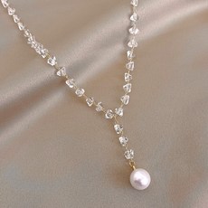 진주달린넥케이프레이스카라