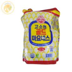 오뚜기 골드마요네즈 스파우트팩, 3.2kg, 3개 - 마요펫