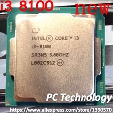 새로운 사용되지 않음 오리지널 인텔 코어 i3 8 시리즈 프로세서 I3 8100 I38100 36GHz 6M LGA1151 14nm 쿼드 1256193 - i38100