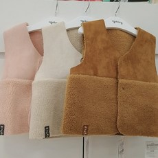 아가방 디오 무스탕 심플조끼 02m721305
