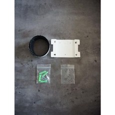 벽걸이 CD 시디 플레이어 무인쇄 스피커 울림 받침대 무지 플라스틱 판, 01 플라스틱 걸개 세트