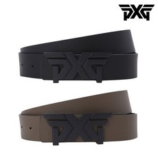 PXG 정품 REVERSIBLE BUCKLE BELT 리버시블 버클 남성용 벨트, 브라운 M/L (29~34인치), 1개