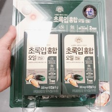 내추럴박스 초록입 홍합 오일 300mg x 60정