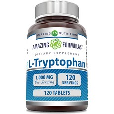 어메이징뉴트리션 포뮬러 L-트립토판 1000mg 타블렛, 120정, 1개