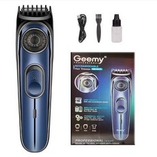 남자바리깡 GEEMY 충전식 무선 헤어 바리깡 남성 용 이발기 전문가용 전기 트리머