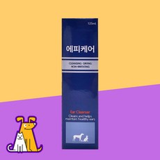 에피케어 125ml 강아지 고양이 귀 관리 세정 청결, 1개