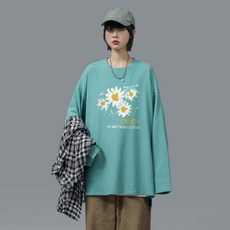 여성 긴팔 긴소매 티셔츠 중학생 따뜻한 겨울 가을 LY201010367Z