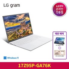 LG전자 그램 17Z95P-GA76K 2022년형, WIN11 Home, 화이트, 512GB, 코어i7, 17Z95P-GX76K, 16GB