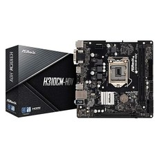 ASRock H310CMHDV LGA1151/ 인텔 H310/ DDR4/ SATA3USB3.1/ AGbE/MicroATX 마더보드 애즈락