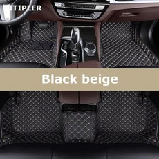 TITIPLER 맞춤형 자동차 바닥 매트 메르세데스 벤츠 ML W164 W166 자동차 카펫 풋 코체 액세서리, 3) Black-beige - 2005-2011 W16