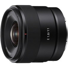 소니 광각 단초점 렌즈 APS-C E 11mm F1.8 디지털 일안 카메라 α[E 마운트]용 렌즈 SEL11F18, 상세페이지 참조, 1개