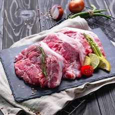 자담푸드 캠핑 구이 용 음식 국내산 돼지 고기 선물 특수부위 뒷고기 모둠 1.5kg, 1개