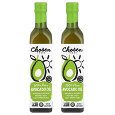 초슨푸즈 초슨푸드 100% 퓨어 아보카도 오일 다목적 쿠킹오일 500ML x 2개