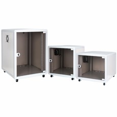 미니랙 허브랙 통신랙 H750*D560*W560(14U) 인투알, 1개