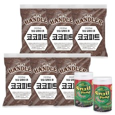 펫츠핸들러 코코피트 보습 달팽이흙 2L*6개+달팽이사료 160g*2개, 1세트, 혼합