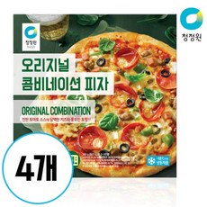 청정원 오리지널 콤비네이션 피자 360g 4판, 청정원 오리지널 콤비네이션 피, 999