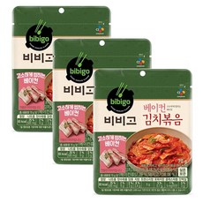 CJ 비비고 베이컨 김치볶음, 60개, 70g