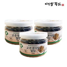 [대양푸드] 알싸한 고추냉이잎 장아찌 절임, 12팩, 300g