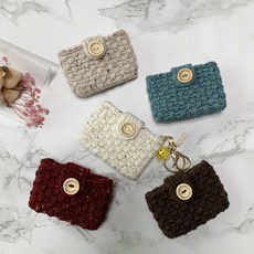 뜨개질카드지갑완제품