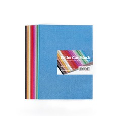 star starred 많이 두꺼운 21컬러 반짝이 펄 종이 (Glitter Cardstock), 300g A4 42매