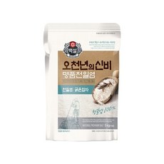 CJ제일제당 백설 명품 천일염 오천년의 신비 굵은입자 소금 5kg x1개, 1개 - 소곰