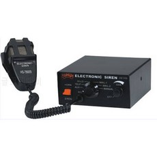 스피커없이 마이크 자동 전자 사이렌과 높은 품질 200W 경찰 사이렌 경보 Hi