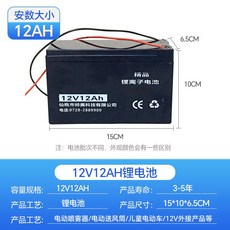 농약 분무기 리튬 배터리 살포기 농업 살수기 고압 부품, 12V 12A(리튬), 1개