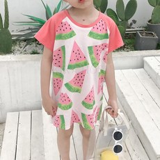 kirahosi 여름 옷 아동복 반팔 티셔츠 롱 88호+ 덧신 증정 AFjpcixc