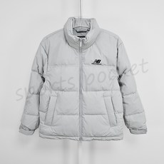 뉴발란스 NBNPD42913 라이트 그레이 UNI 액티브 숏 구스다운 (European Goose) 남자 여자 커플 패딩 다운점퍼