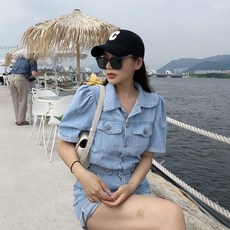 여성반바지점프슈트