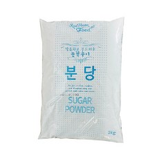 새롬 분당 1kg 슈가파우더 설탕 100% 설탕 마카롱 케이크 쿠키 만들기 베이킹재료 하나베이킹푸드, 1개, 1개