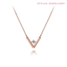 골든듀글리터링러브목걸이