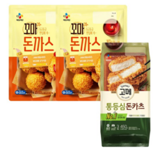 고메 바삭튀겨낸 꼬마돈카츠450gx2개+(*통등심) 돈카츠 450gx1개, 1세트, 1.25kg