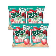 오리온 리찌알맹이 젤리 216g (36g x 6봉입) / 리치 마이구미, 4개